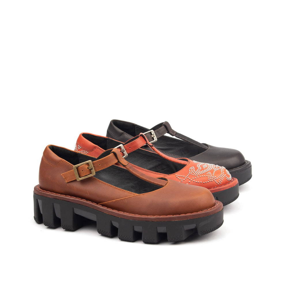 T Hippy – A Modern Mary Jane with Chunky Sole