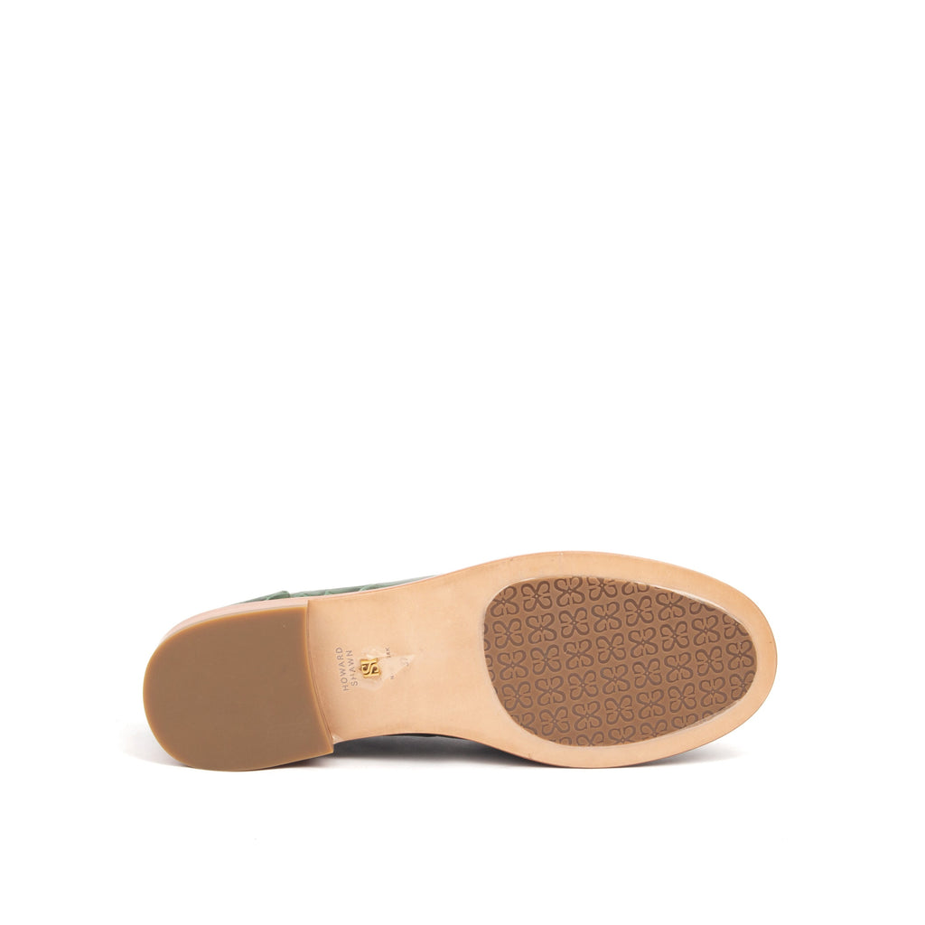 AMERICAS AVE – Croc-Print &amp; Smooth Leather Loafers