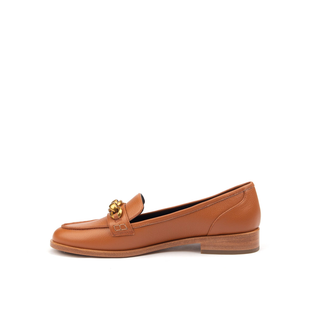 AMERICAS AVE – Croc-Print &amp; Smooth Leather Loafers
