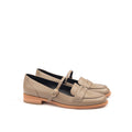 LE STREET – Sophisticated Grey Leather Loafers