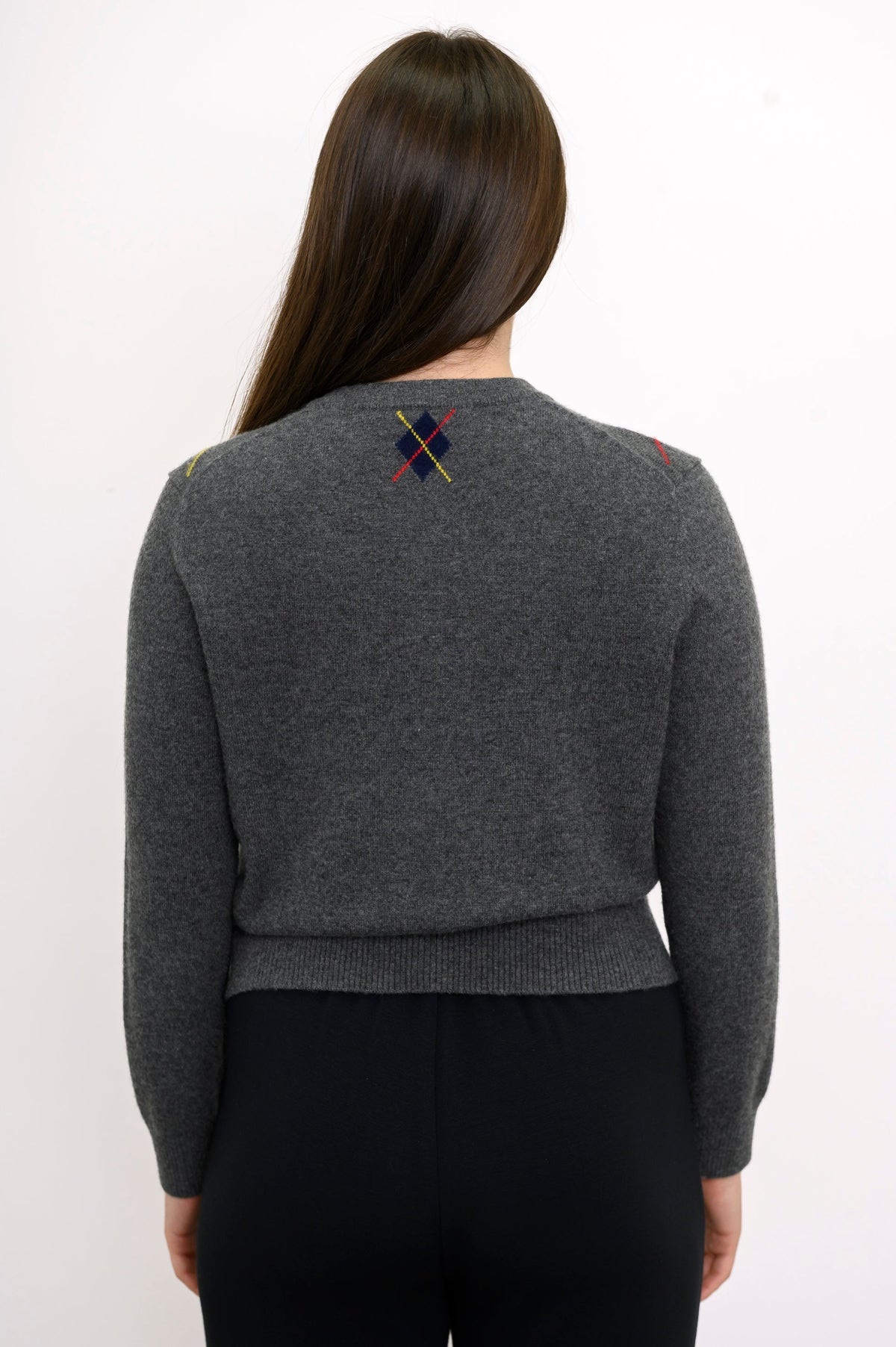 Argyle Sweater, Slate Harbour, Wool Cashmere