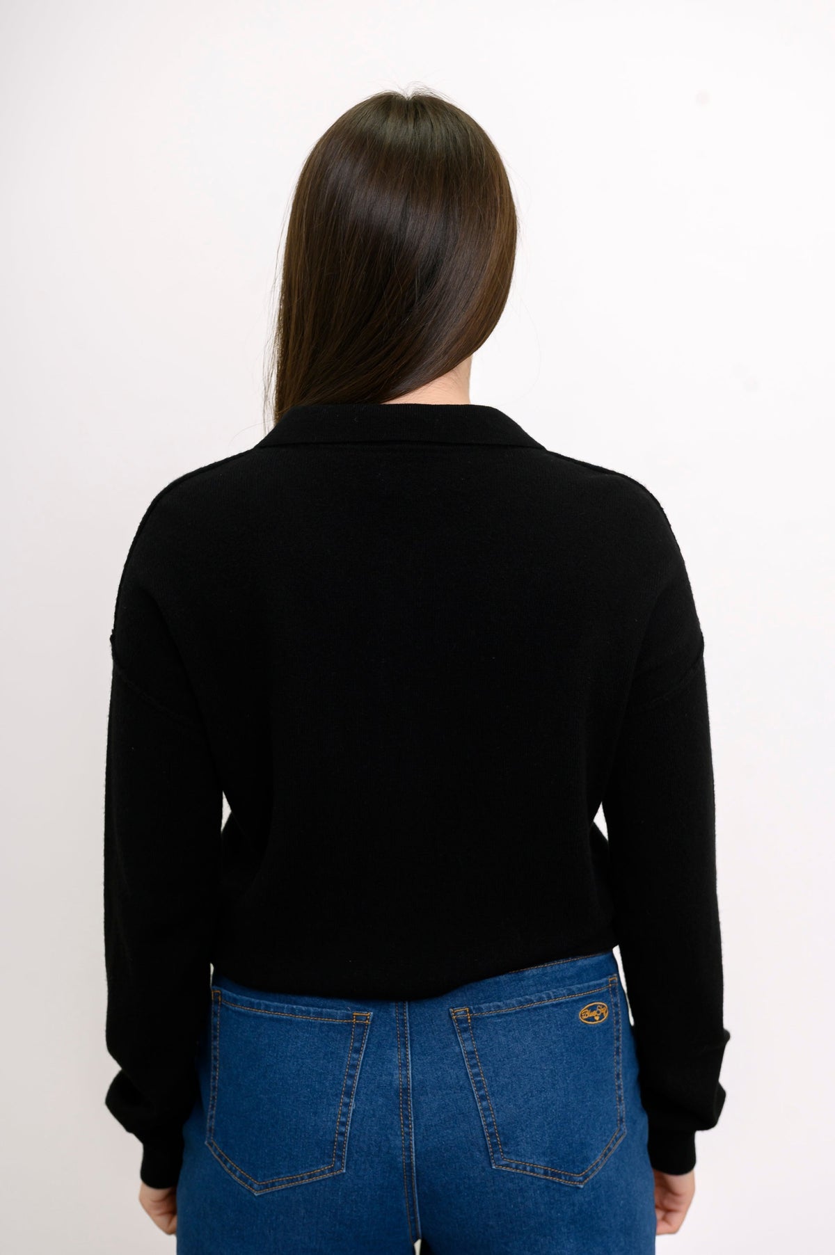 Diana Sweater, Black, Wool Cashmere