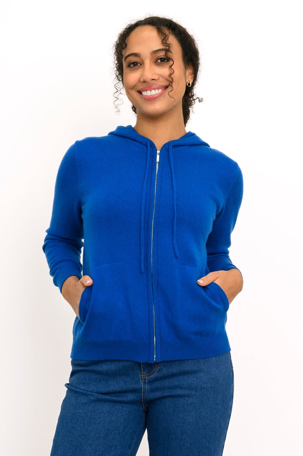 Finlay Sweater, Cobalt, Wool Cashmere