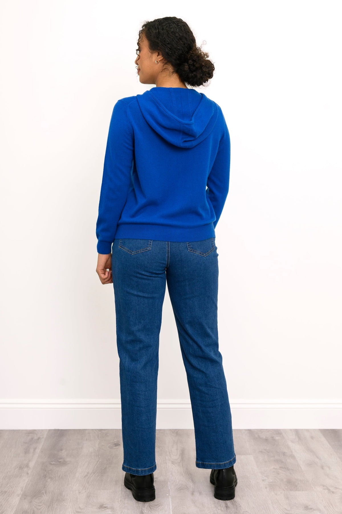 Finlay Sweater, Cobalt, Wool Cashmere
