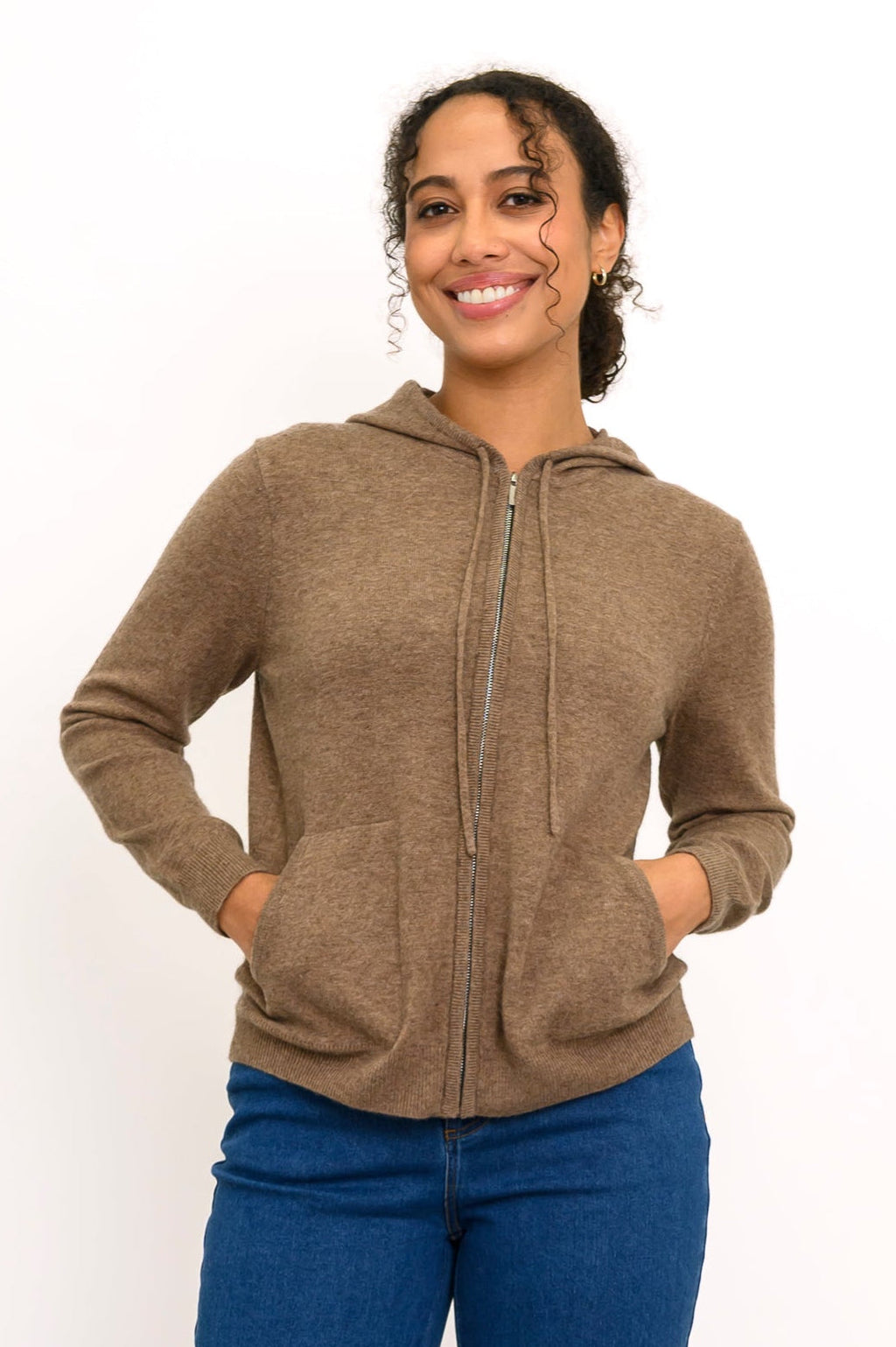 Finlay Sweater, Latte, Wool Cashmere