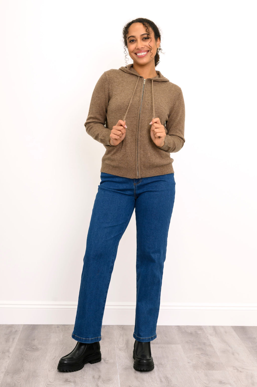 Finlay Sweater, Latte, Wool Cashmere