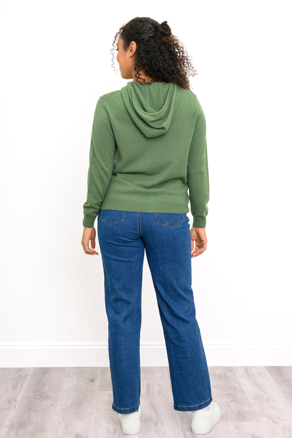 Finlay Sweater, Sage Green, Wool Cashmere