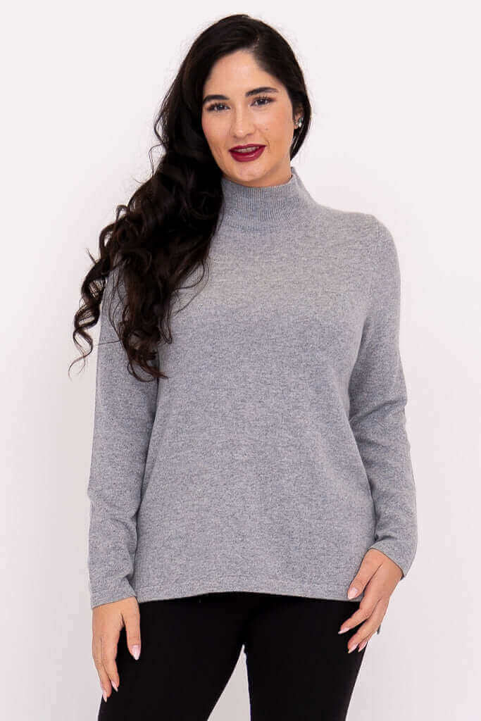Simmon Sweater, Charcoal Lite, Wool Cashmere
