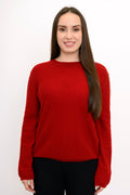 Whitaker Sweater, Red, Wool Cashmere
