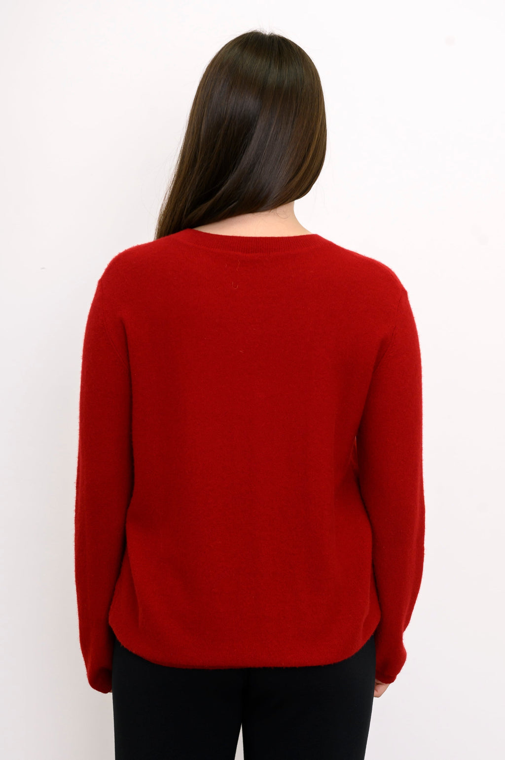 Whitaker Sweater, Red, Wool Cashmere
